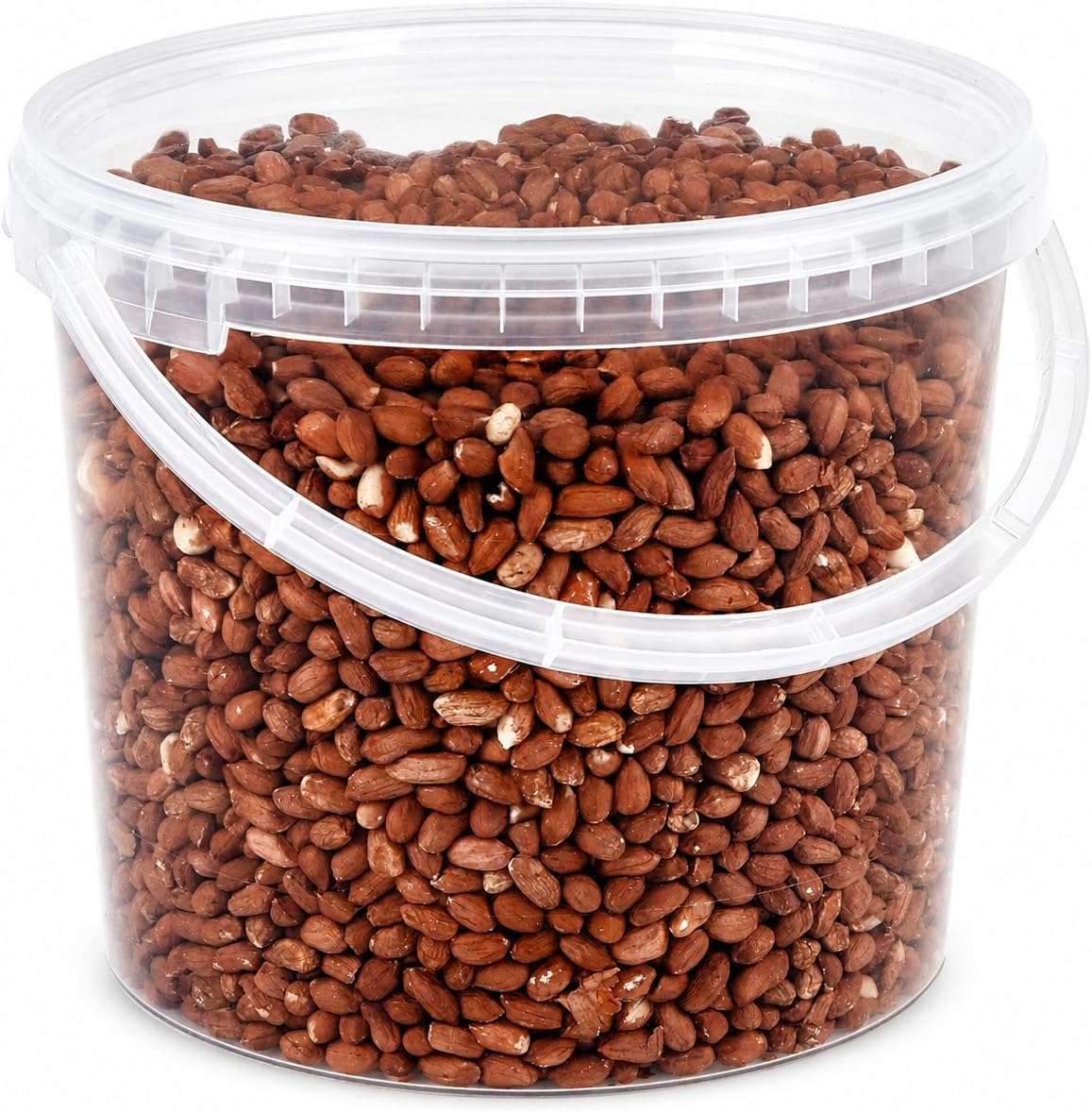 Garden Ting Peanuts Wild Bird Food Tub, 5 Litre, a reusable tub of peanuts for garden birds