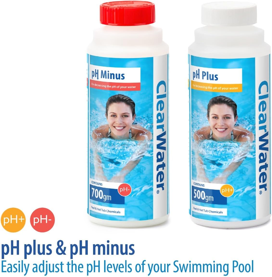 Clearwater pool chemical starter kit shown from an angle