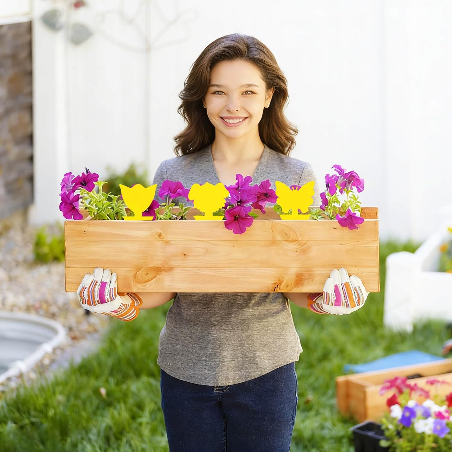 Packaging shot showing the unopened Blooven sticky trap pack