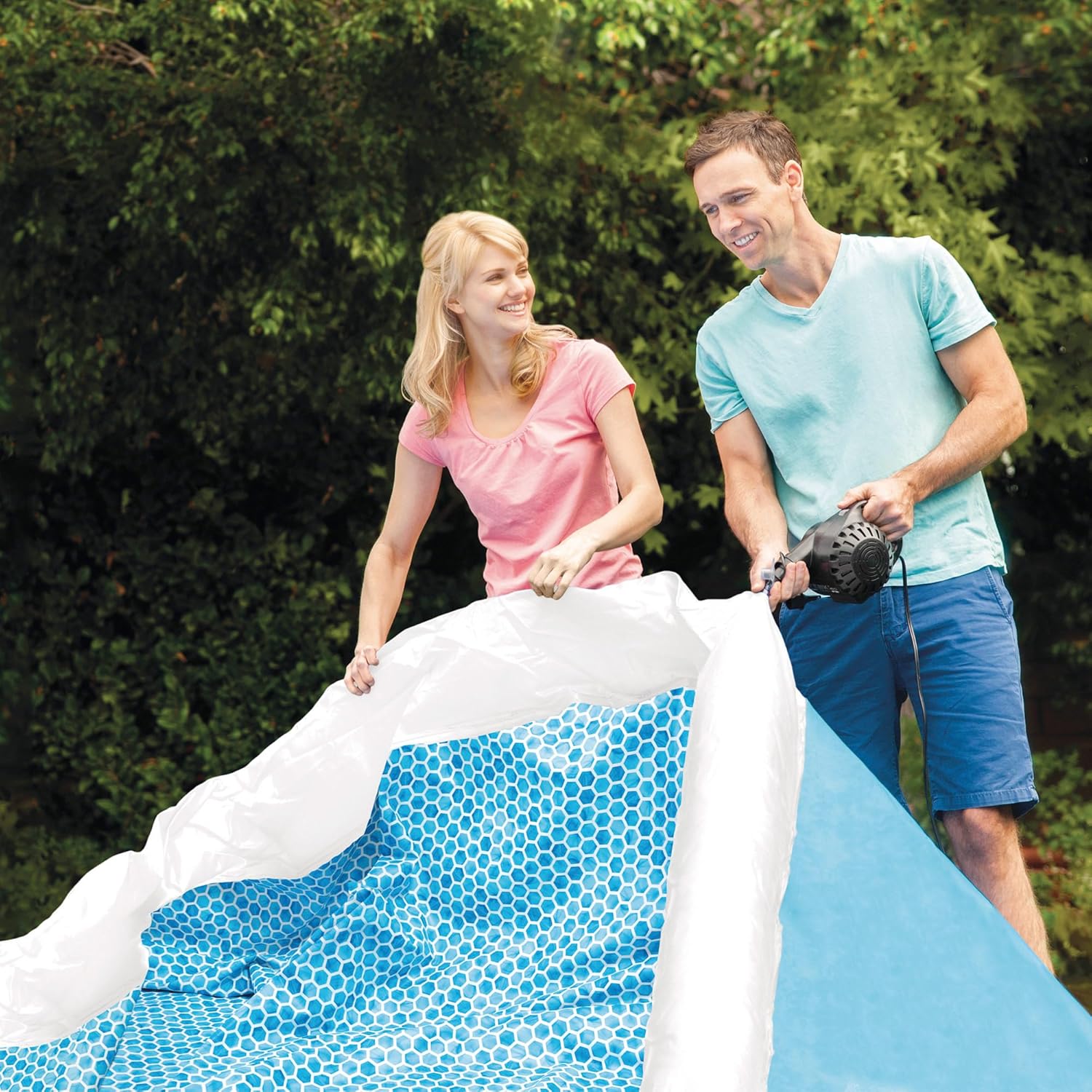 Intex Easy Set pool packaging showing the boxed product