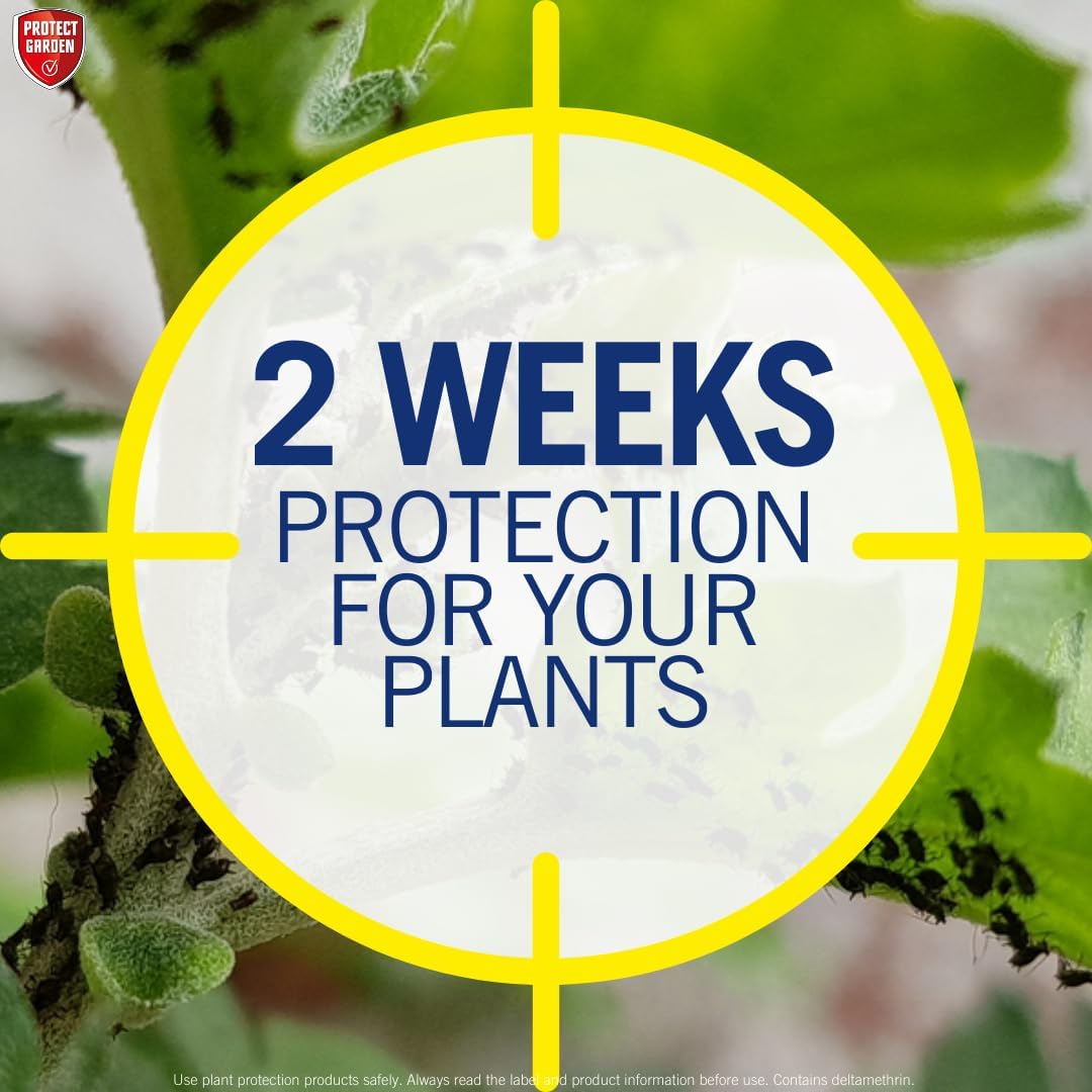 Provanto Ultimate Bug Killer 1L bottle in garden context