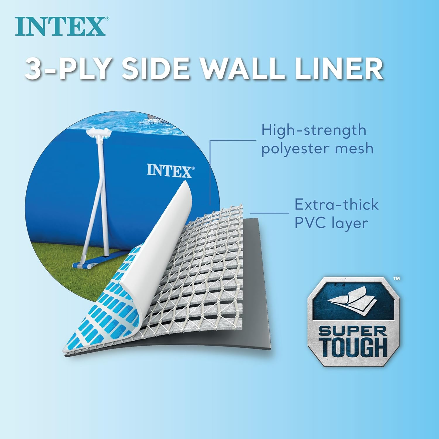 Intex 28270 feature image highlighting rectangular shape advantage over round pools