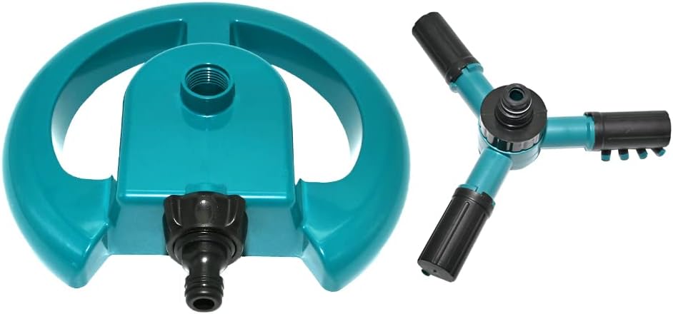 The three adjustable nozzles on the Ram rotating sprinkler head